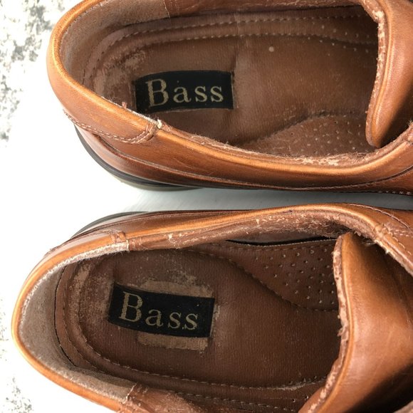 GH Bass & Co Men's Size 13M Sussex Cognac Brown Leather Lace-Up Oxford Shoes - Picture 12 of 14